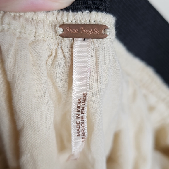 Free People gold sequin striped skater skirt size S - Picture 4 of 5